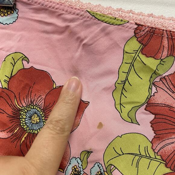 Vintage Y2k Sz 14 Old Navy Skirt Pink Floral Cottagecore Country Feminine Spring - Picture 3 of 8